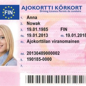 Finland driver's license